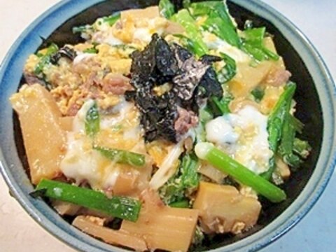 旬のタケノコで！ボリュームタケノコ丼